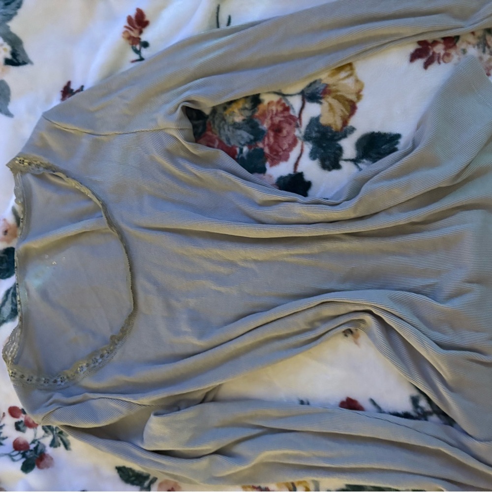 Green Long Sleeve Top